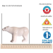 Isbjørn - dyrefigur i tre