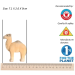 Kamel - dyrefigur i tre
