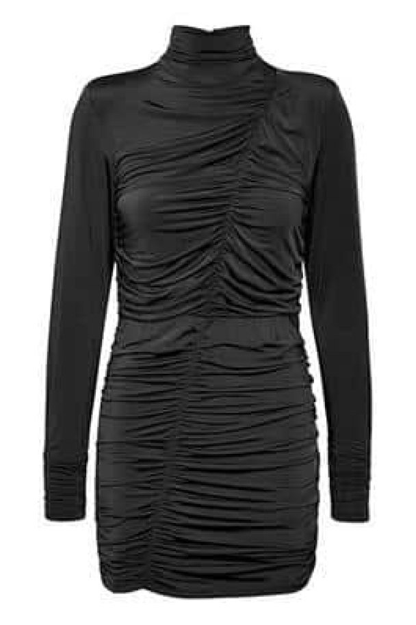 Oda Short Dress - Black  - Image 2