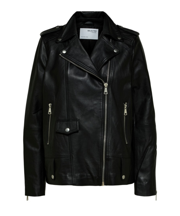 Madison Leather Jacket - Black  - Image 6