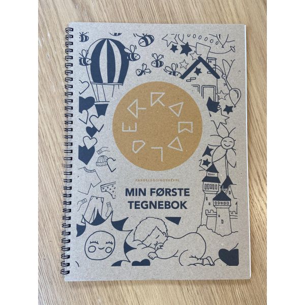 Fargeleggingsbok - Min f&oslash;rste tegnebok