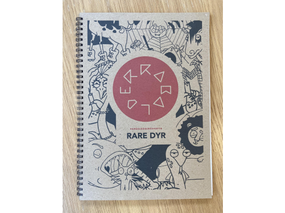 Fargeleggingsbok - Rare dyr