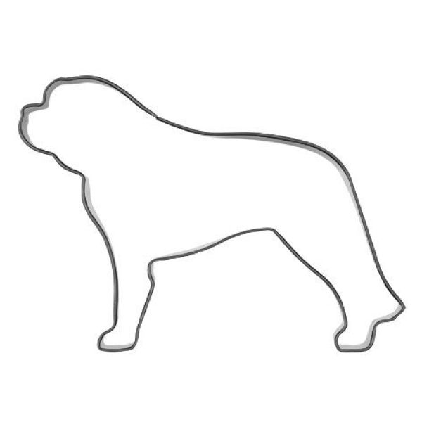  Utstikker HUND ST. BERNHARD 10x7 cm