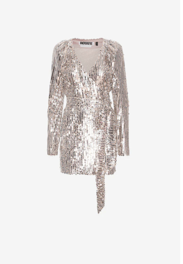 Bridget Sequin Wrap Dress - Image 2