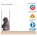 Gorilla - dyrefigur i tre