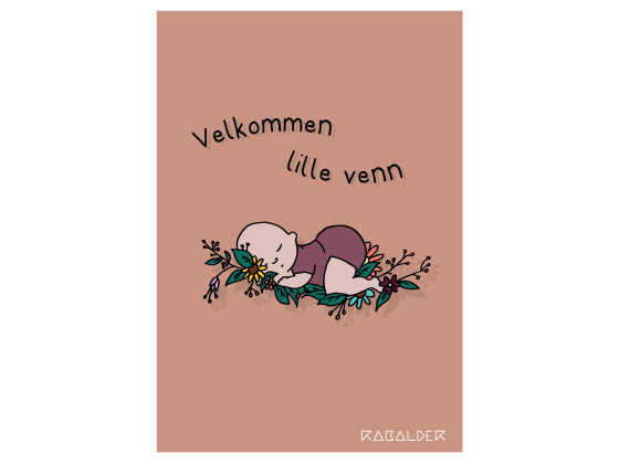 Velkommen Lille venn - Rosa