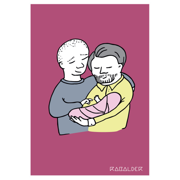 Nyfødtkort - Pappaer