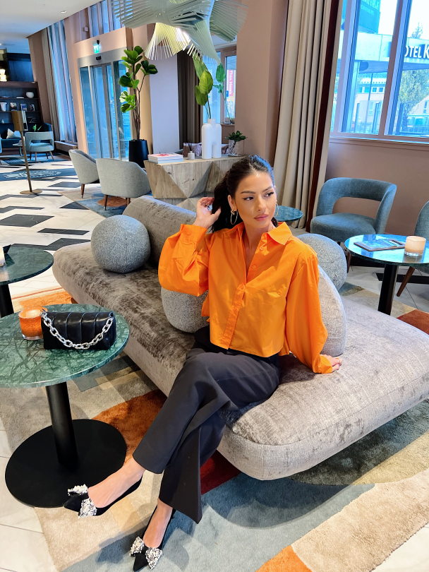 Matisol Shirt - Orange Pepper - Image 7
