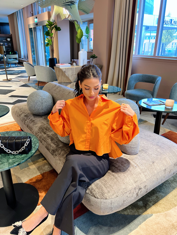 Matisol Shirt - Orange Pepper - Image 8