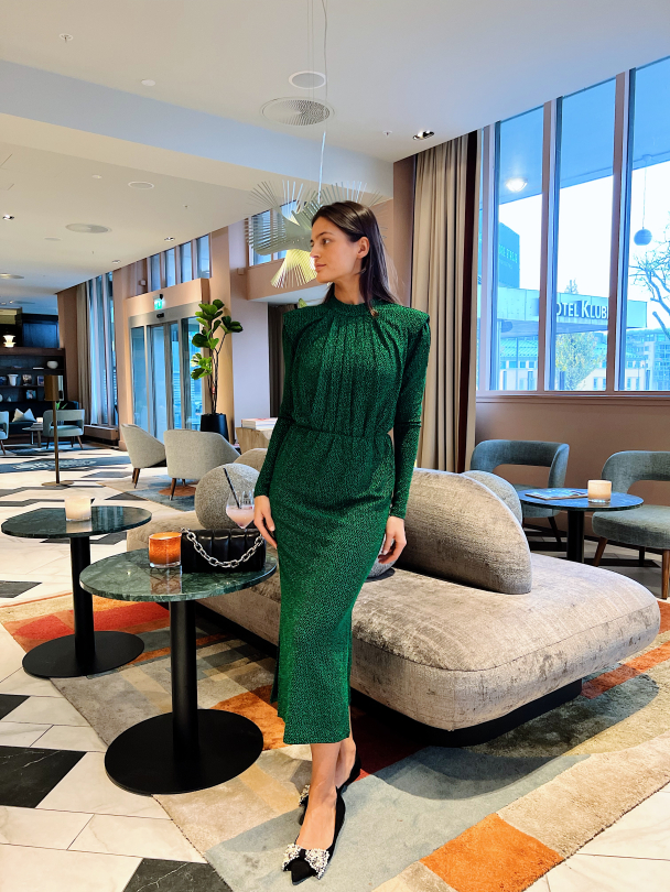 Yen Long Dress - Fern Green  - Image 4