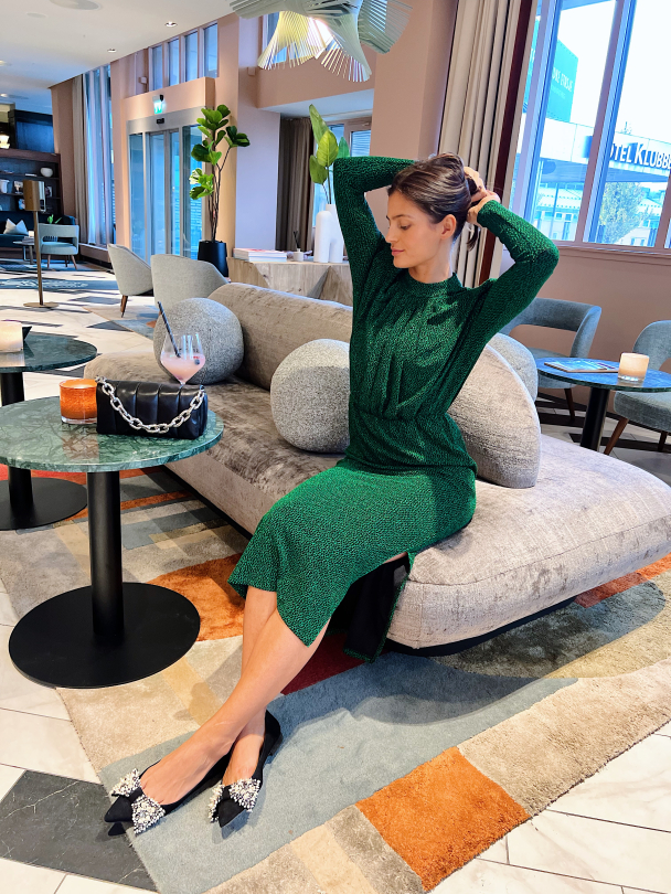 Yen Long Dress - Fern Green  - Image 5