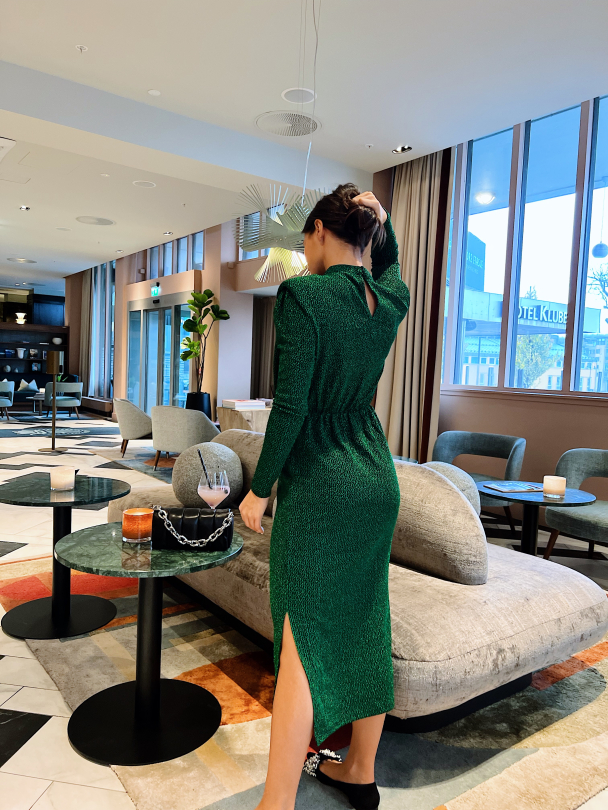Yen Long Dress - Fern Green  - Image 6