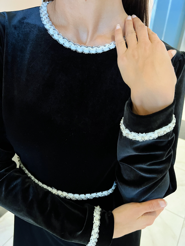 Cassia Dress - Black  - Image 6