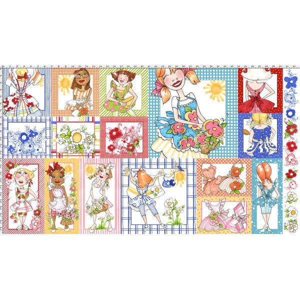 2 Damer med forkle ca 60cm