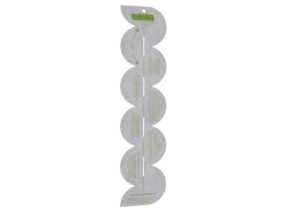 Scallop 1" Ruler