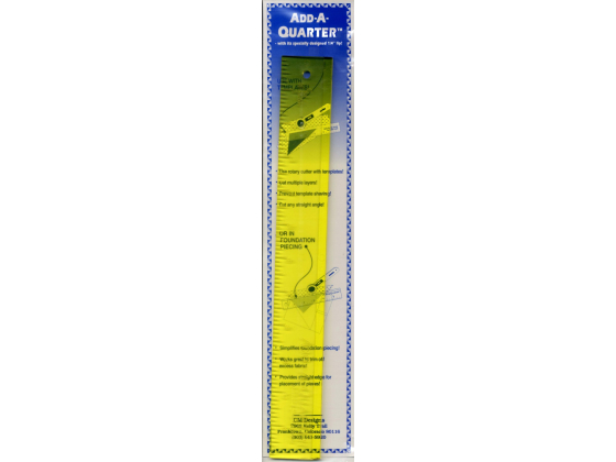 Add A-Quarter Ruler 1 1/2in x 12in # CM12