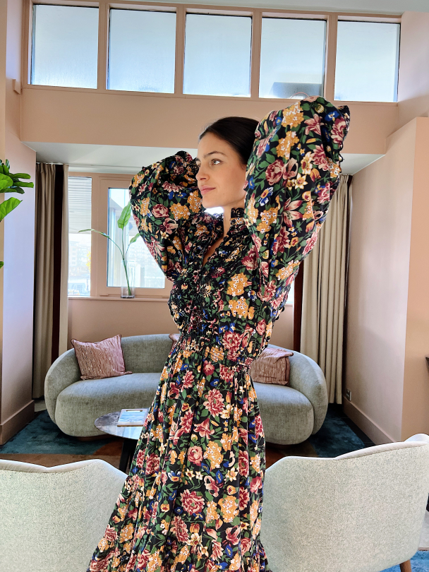 Poplin Midi Dress - Blooming - Image 5