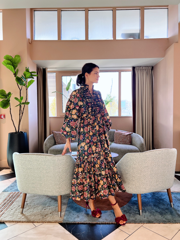 Poplin Midi Dress - Blooming - Image 7