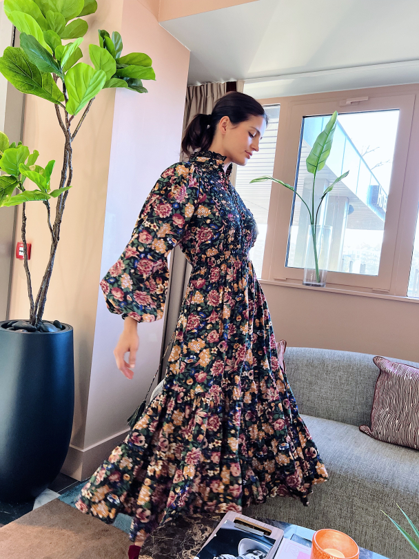 Poplin Midi Dress - Blooming - Image 9