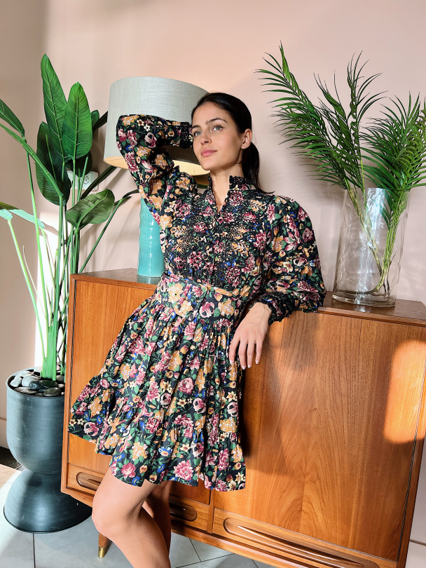 Poplin Mini Dress - Blooming - Image 7