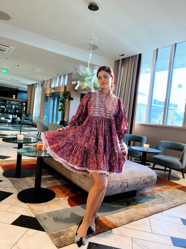 Poplin Shift Dress – Paisley - Image 3