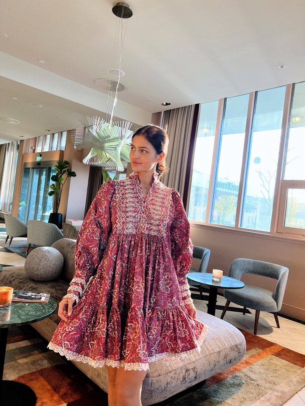 Poplin Shift Dress – Paisley - Image 5