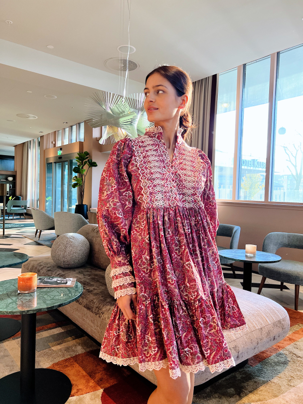 Poplin Shift Dress – Paisley - Image 7