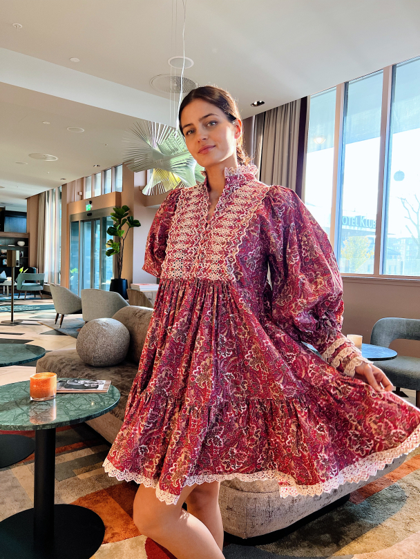 Poplin Shift Dress – Paisley - Image 8