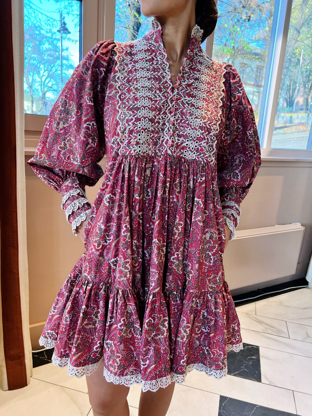 Poplin Shift Dress – Paisley - Image 9