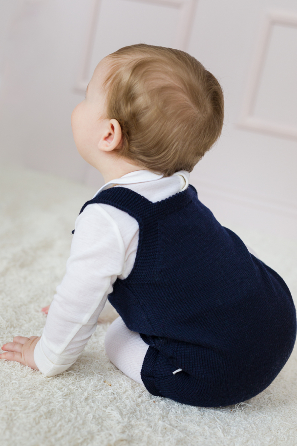 Romper m/lommer - Marine - Image 4