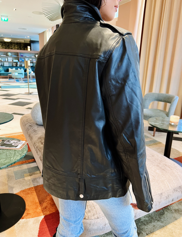 Madison Leather Jacket - Black  - Image 10