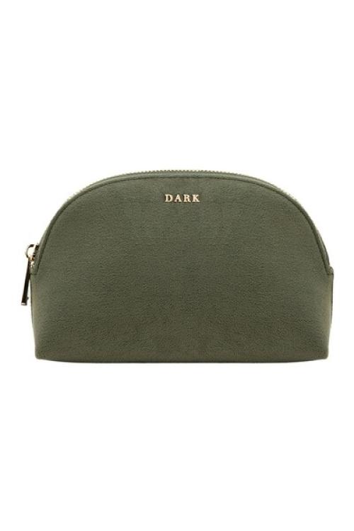 Velvet makeup pouch S - Army