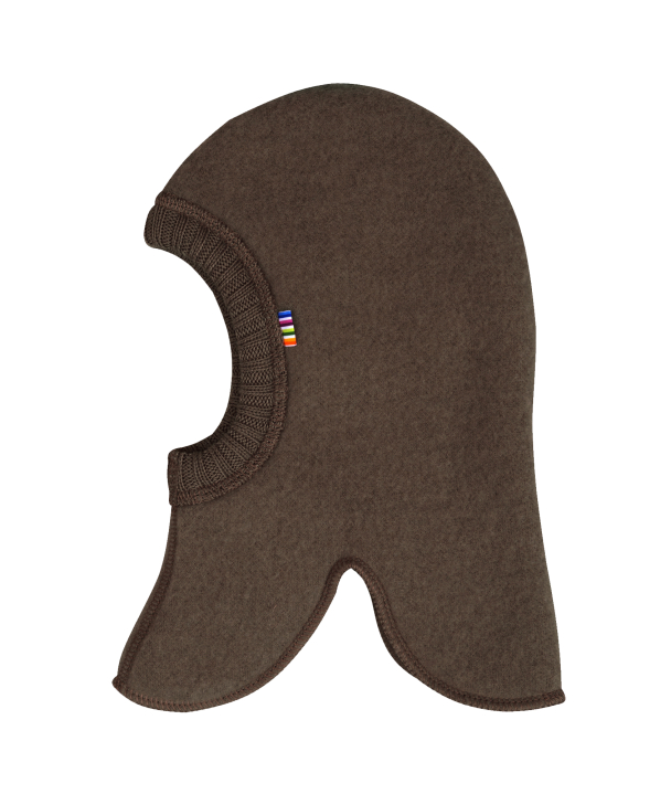 Balaklava Ullfleece - Mørk Bark