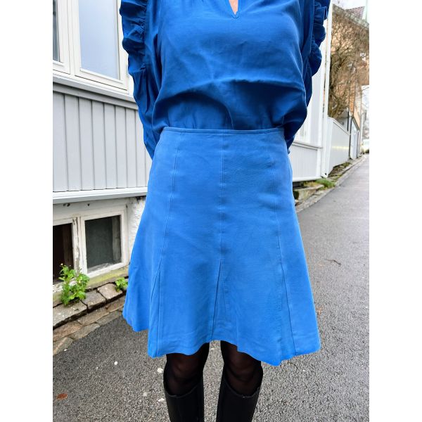 Susa Suede Short Skirt - Ultramarine