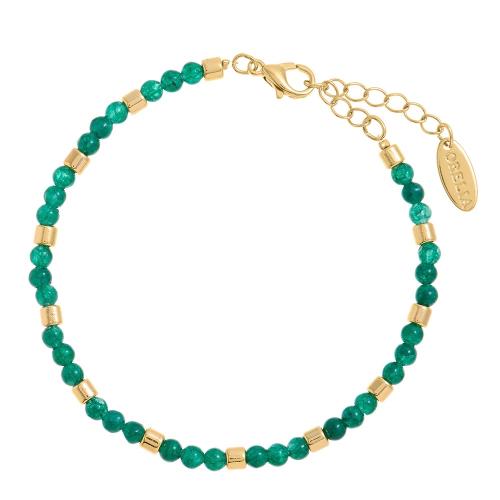 ORELIA Elongated Pearl Chain Bracelet
