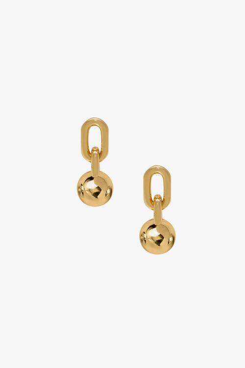 LINK BALL DROP EARRING