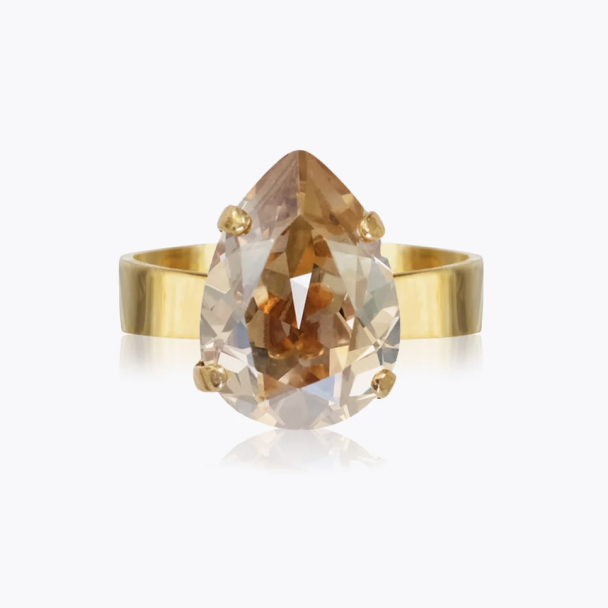 Mini Drop Ring - Gold Golden Shadow