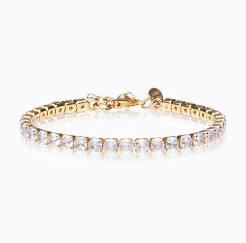 Zara Bracelet - Gold Crystal 