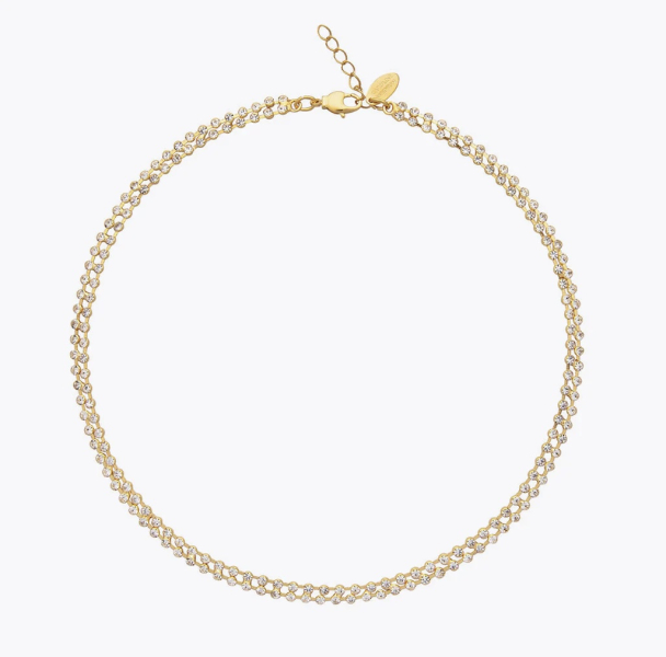 Miro Necklace -  Gold Crystal  - Image 1