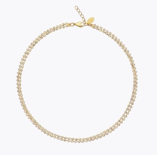 Miro Necklace -  Gold Crystal 