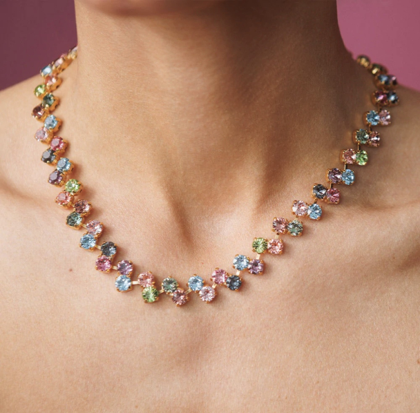 Fiona Necklace - Gold Rainforest Combo - Image 3