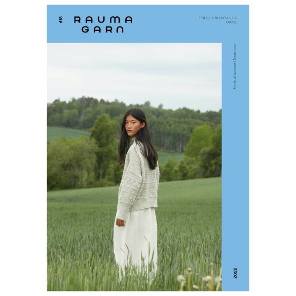 Hefte Rauma Garn - 418 Finull + Alpaca Silk Dame