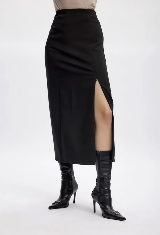 Joelle Long Skirt - Black  - Image 4