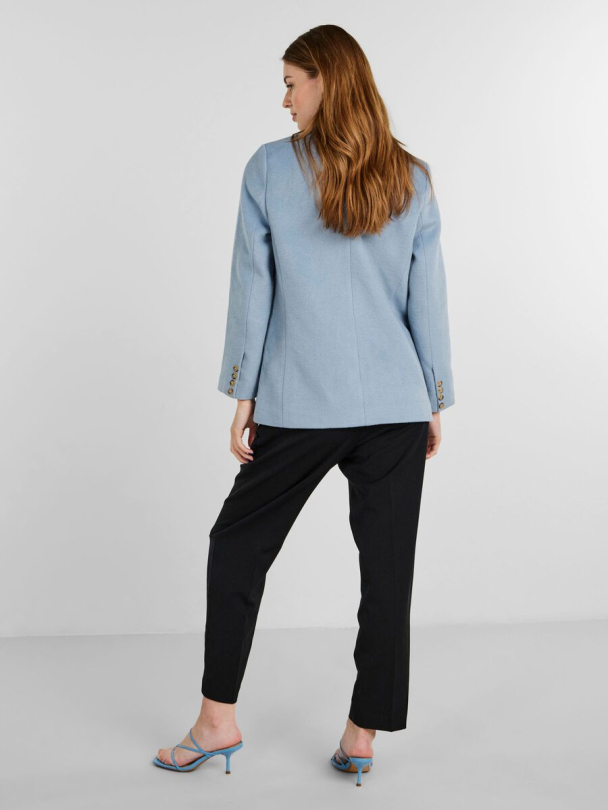 Willa Wool Mix Blazer - Ashley Blue - Image 4