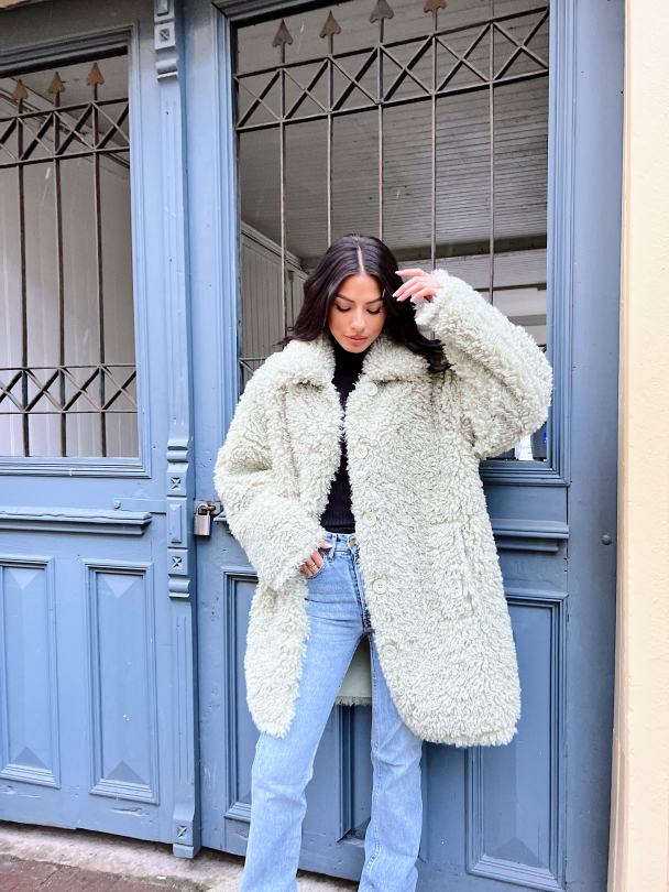Gwen Coat - Pistachio Sorbet - Image 3