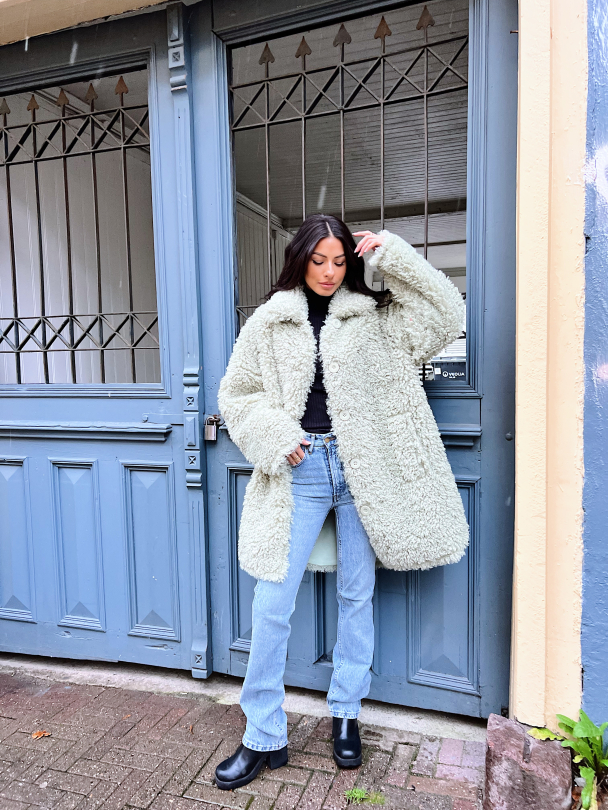 Gwen Coat - Pistachio Sorbet - Image 4