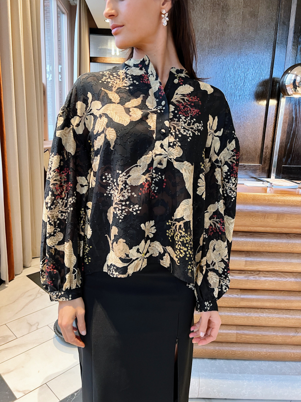 Mystery Blouse - Black  - Image 1