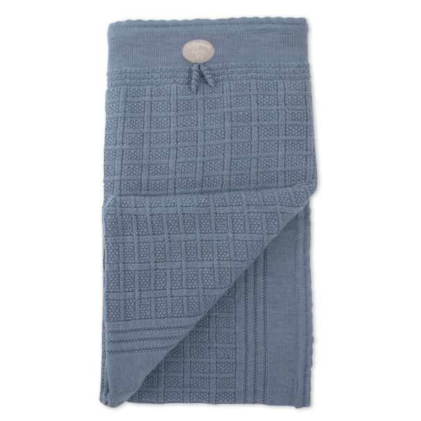 Pledd Classic - Mellomblå