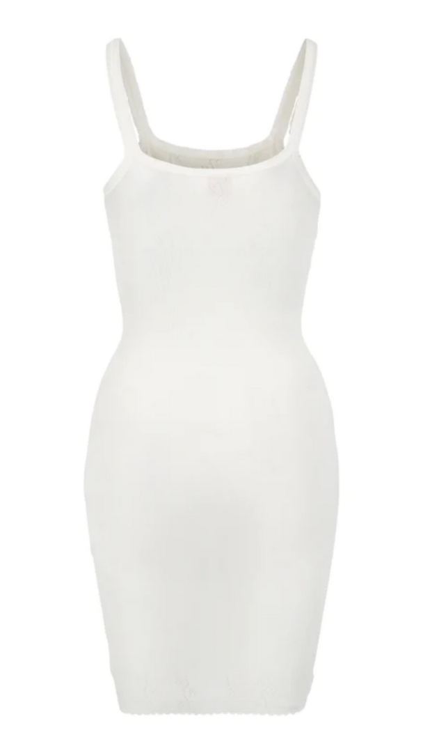 Vintage Lace string slip, champagne - Image 2