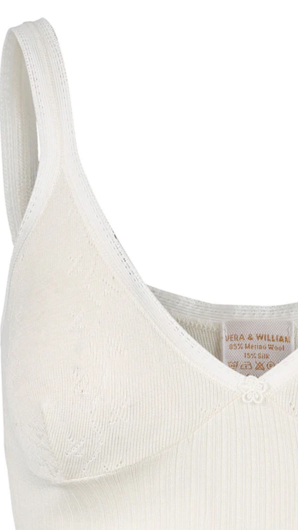 Vintage Lace string slip, champagne - Image 4